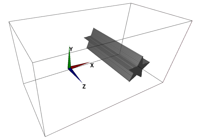 入力画像（bcXY0.bmp）から構築される3次元モデル。